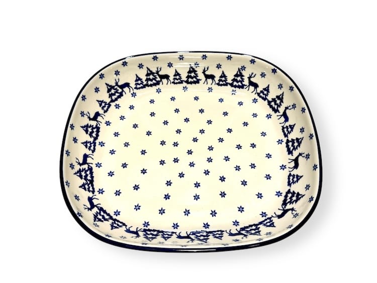 156 Bunzlau Rechthoekige Ovenschaal 1931X - 156 (Bunzlau). 157 Bunzlau Rechthoekige Ovenschaal 1931X Prachtige&nbsp; schaal met mooie afgeronde hoeken.