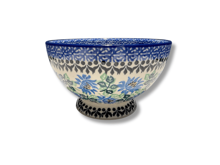 206 Bunzlau Kom op voet 1685X - 206 (Bunzlau). 206 Bunzlau Kom op voet 1685X Ideale kom voor onder andere een muesli ontbijt