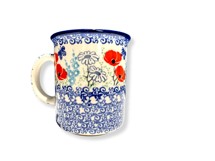 236 Bunzlau Mok recht met oor 2901X - 236 (Bunzlau). 236 Bunzlau Mok recht met oor 2901X Fijne mok voor de koffie