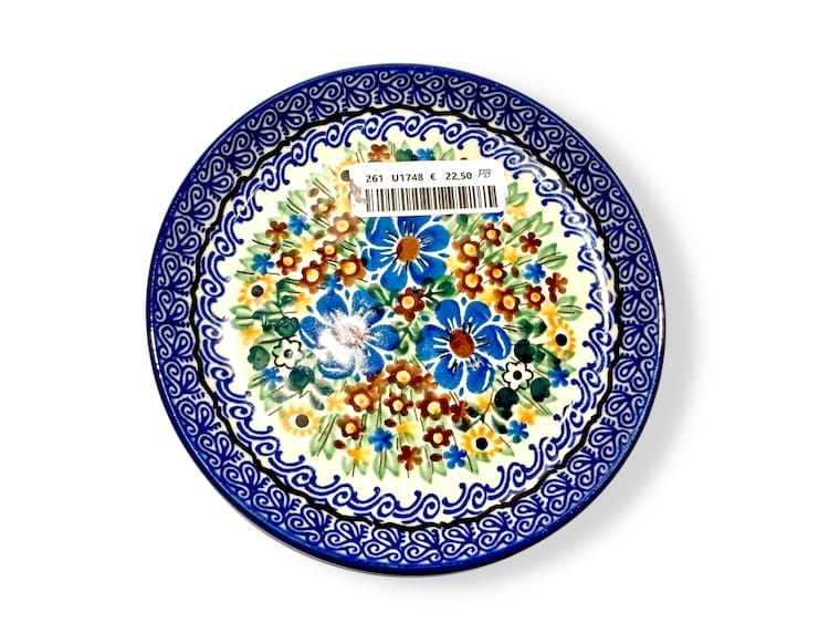 261 Bunzlau Gebaksbordje U1748 - 261 (Bunzlau). 261 Bunzlau Gebaksbordje U1748 Unikat eerste kwaliteit Voor een heerlijk taartje