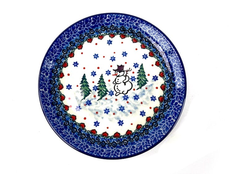 261 Bunzlau Unikat Gebaksbordje U4661 - 261 (Bunzlau). 261 Bunzlau Unikat Gebaksbordje U4661 1e qlty Voor een heerlijk taartje
