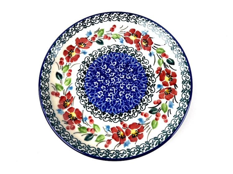 261 Bunzlau Gebaksbordje U4919 - 261 (Bunzlau). 261 Bunzlau Unikat Gebaksbordje U4919 1e qlty Voor een heerlijk taartje