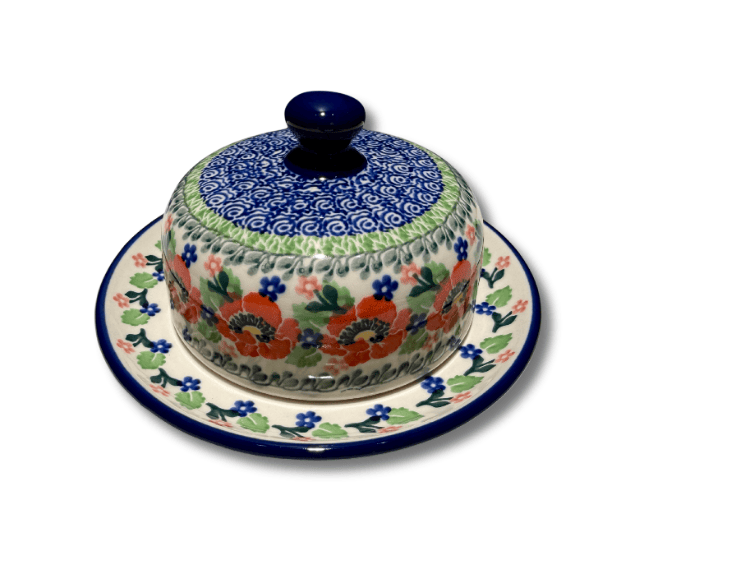 293 Bunzlau Botervloot Rond 3219X - 293 (Bunzlau). 293 Bunzlau Botervloot Rond 3219X Ronde botervloot voor een halfje (room/ kruiden) boter Staat zo gezellig op tafel.