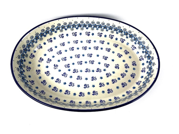 5 X 36 cm 2094X - 296 (Bunzlau). 296 Bunzlau Ovale schaal 27