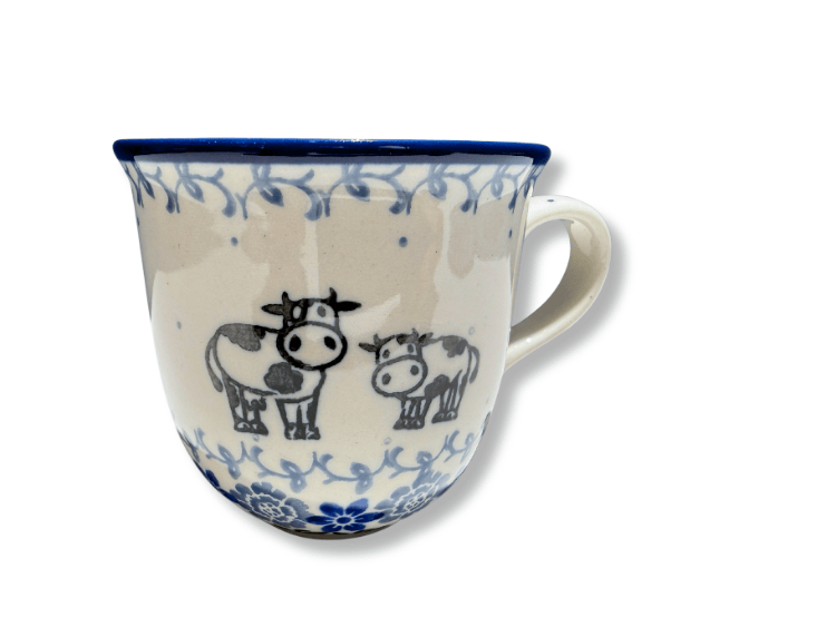 342 Bunzlau Tulp mok 2590X 180 ml - 342 (Bunzlau). Bunzlau Tulp mok 2590X Fijne kop voor koffie of thee Hoogwaardig van kwaliteit- handgemaakt en hand gedocoreerd.