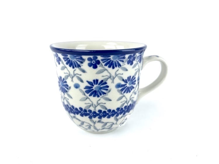 342 Bunzlau Tulp mok 2613X - 342 (Bunzlau). 342 Bunzlau Tulp mok 1071X 180ml Fijne kop voor koffie of thee Hoogwaardig van kwaliteit- handgemaakt en hand gedocoreerd.
