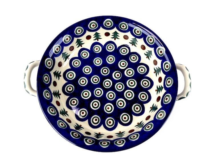419 Bunzlau Ronde Schaal 366X Ø 21 cm - 419 (Bunzlau). 419 Bunzlau Ronde Schaal Met Open Handvat 366X  Ø 21  Inhoud; 1 Liter Kleine ronde schaal met de handige greepjes Kleine oven gerechtjes