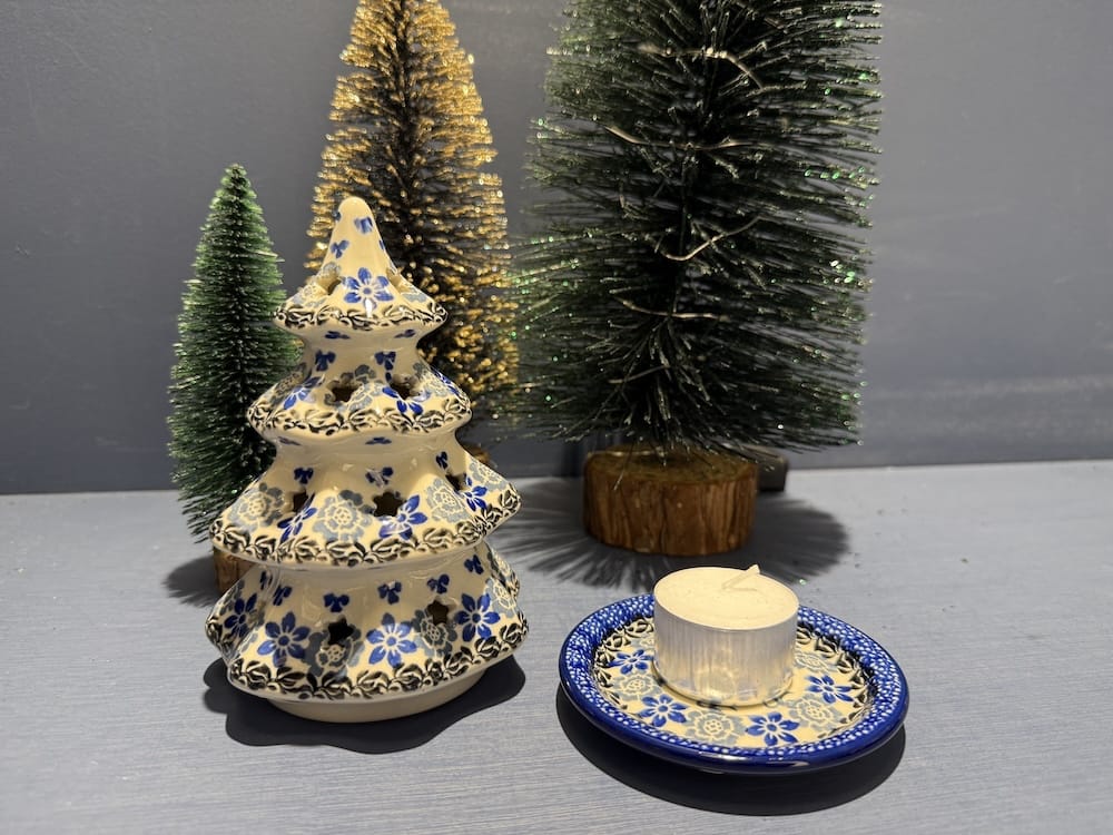 7 cm 2158X - 512 (Bunzlau). 512 Bunzlau Kerstboom 14