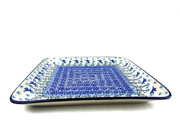 583 Bunzlau Vierkante Serveerschaal 28x28cm 1675X - Afbeelding 2