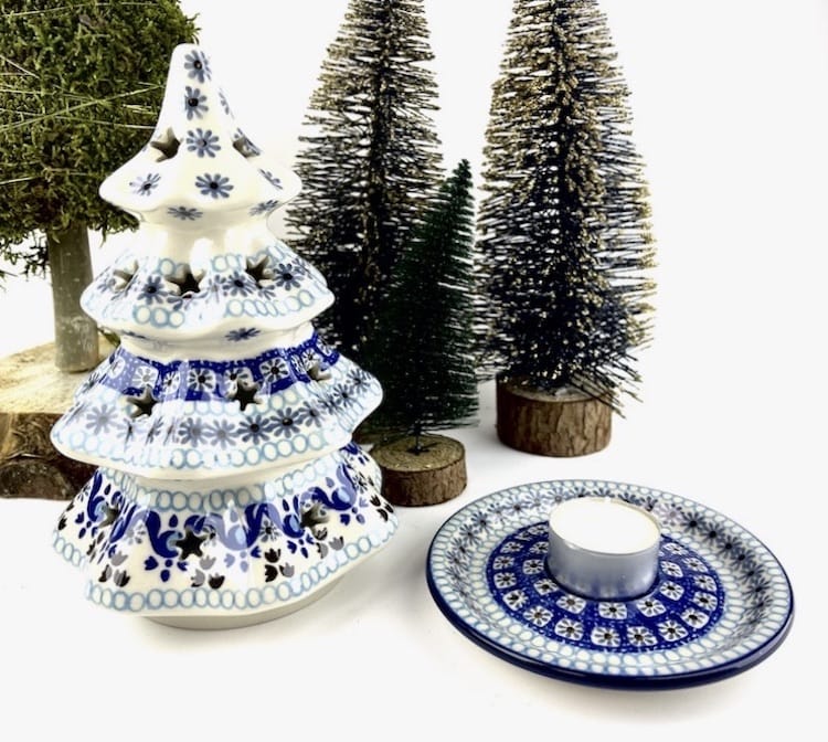 602 Bunzlau Kerstboom middel groot 20 cm 1026 Marakesh - Afbeelding 2