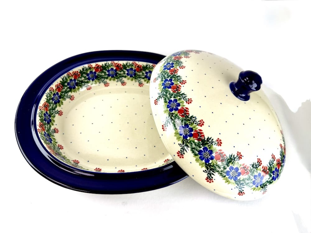 615 Bunzlau Ovale Ovenschaal 1535X - Afbeelding 2