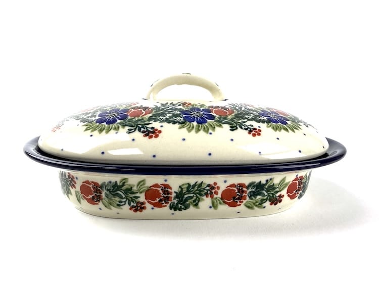 618  Bunzlau kleine Ovale Ovenschaal 1535X - 618 (Bunzlau). 618 Bunzlau kleine Ovale Ovenschaal 1535X Kleine dekschaal
