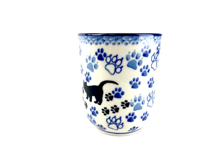 728 Bunzlau Mok zonder oor 1771X 140 ml - 728 (Bunzlau). 728 Bunzlau Mok zonder oor 1771X 140 ml Tumbler Deze tumbler mok kan gebruikt worden als koffiemokje  of (lepel) vaasje.