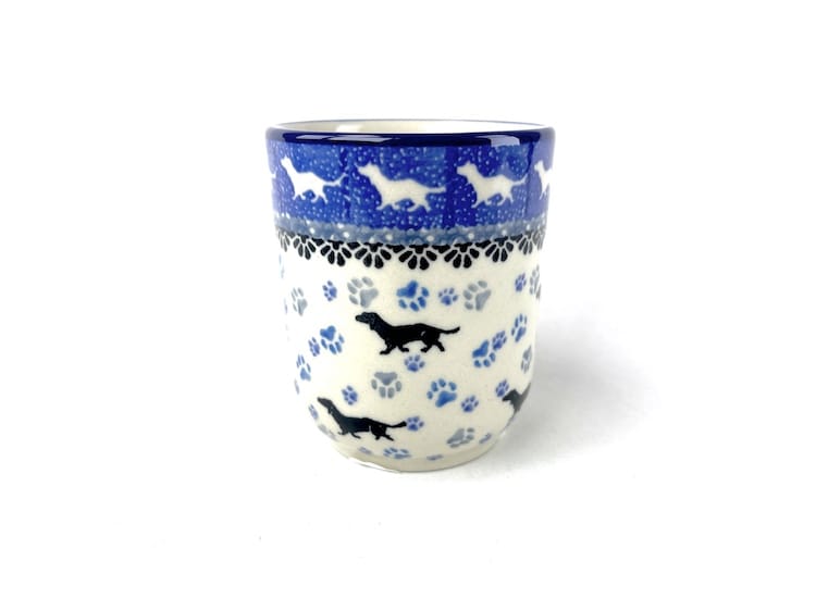 728 Bunzlau Mok zonder oor 2151X 140 ml - 728 (Bunzlau). 728 Bunzlau Mok zonder oor 2151X 140 ml Tumbler Deze tumbler mok kan gebruikt worden als koffiemokje  of (lepel) vaasje.