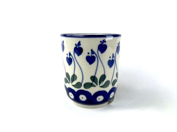 728 Bunzlau Mok zonder oor 377OX 140 ml - 728 (Bunzlau). 728 Bunzlau Mok zonder oor 337OX 140 ml Tumbler Deze tumbler mok kan gebruikt worden als koffiemokje  of (lepel) vaasje.