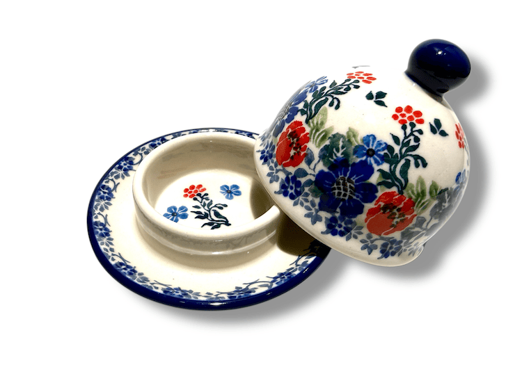 C04 Bunzlau Botervlootje klein tiny dish 1413X - Afbeelding 2