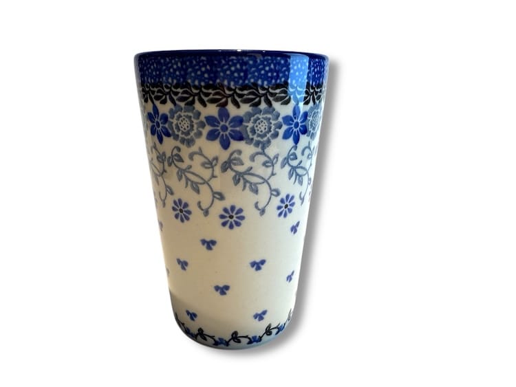 D49 Bunzlau Melkbeker 2158X 330 ml - D49 (Bunzlau). D49 Bunzlau Melkbeker 2158X 330 ml Nieuw recht model melkbeker.