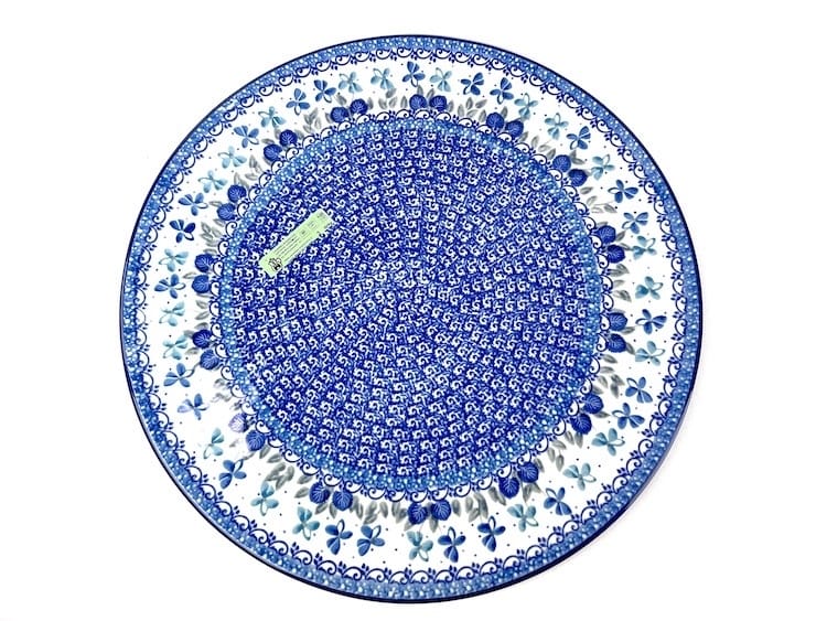 D53 Bunzlau Pizzabord 2751X 33 cm - D53 (Bunzlau). D53 Bunzlau Pizzabord 2751X 33 cm Serving platter: 2e QLTY Aan 1 kant van het bord zitten een aantal putjes Wel dicht geglazuurd.