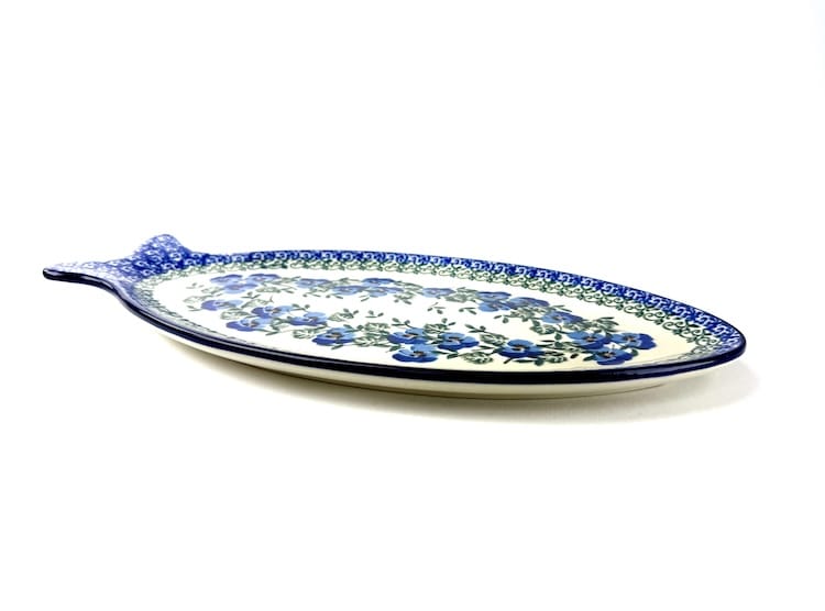 E19 Bunzlau middel groot Visbord 30x14cm 2273X - Afbeelding 2