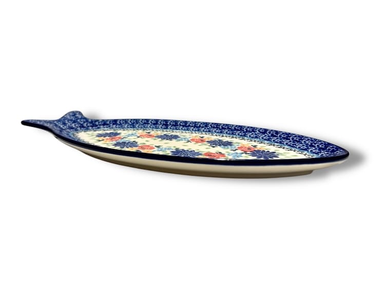 E19 Bunzlau middel groot Visbord 30x14cm 3264X - Afbeelding 2