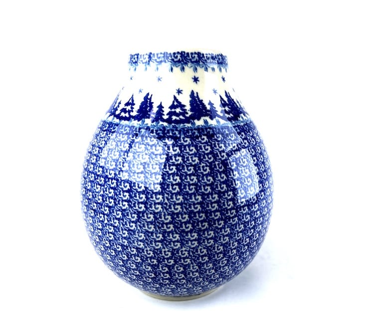 F15 Bunzlau kleine vaas 2826X - F15 (Bunzlau). Bunzlau kleine vaas 2826X Maat S diameter hals 8 cm.