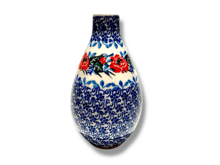 G17 Bunzlau kleine vaas 3214 - G17 (Bunzlau). G17 Bunzlau kleine vaas 3214 Mooi vaasje voor een paar bloemen.