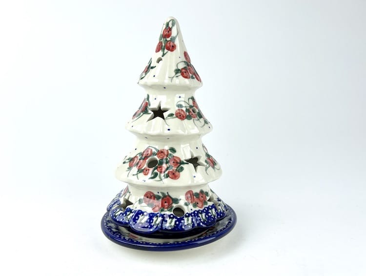 KB 16 Bunzlau Kerstboom X - KB (Bunzlau). KB 16  Bunzlau Kerstboom X Unikat Leuk als decoratie  Afkomstig  van de fabriek : Millena.