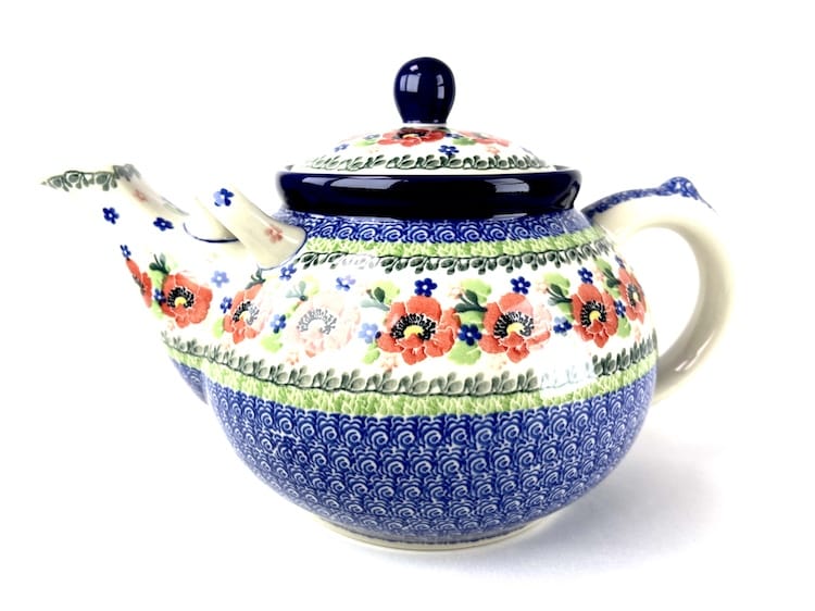 446 Bunzlau Theepot 2.5L 3219X - 446 (Bunzlau). 446 Bunzlau Theepot 2.